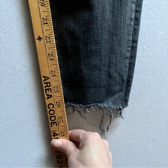 Mother high waisted looker ankle fray Dancing in the Moonlight denim Sz 28 - Picture 12 of 13